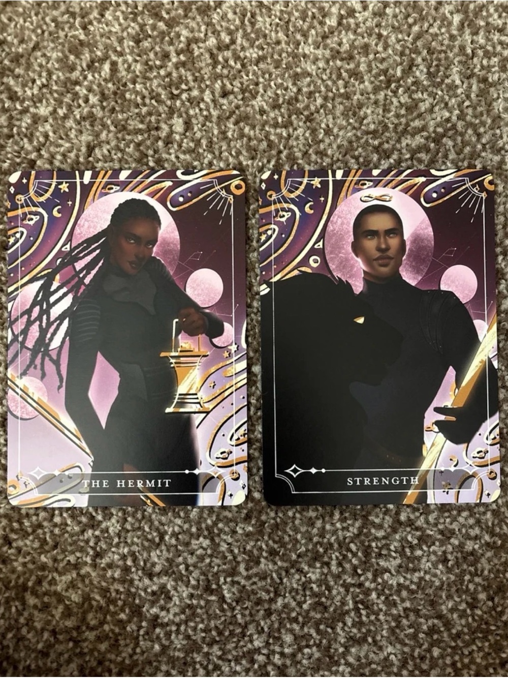 fairyloot blood scion the hermit and strength tarot cards